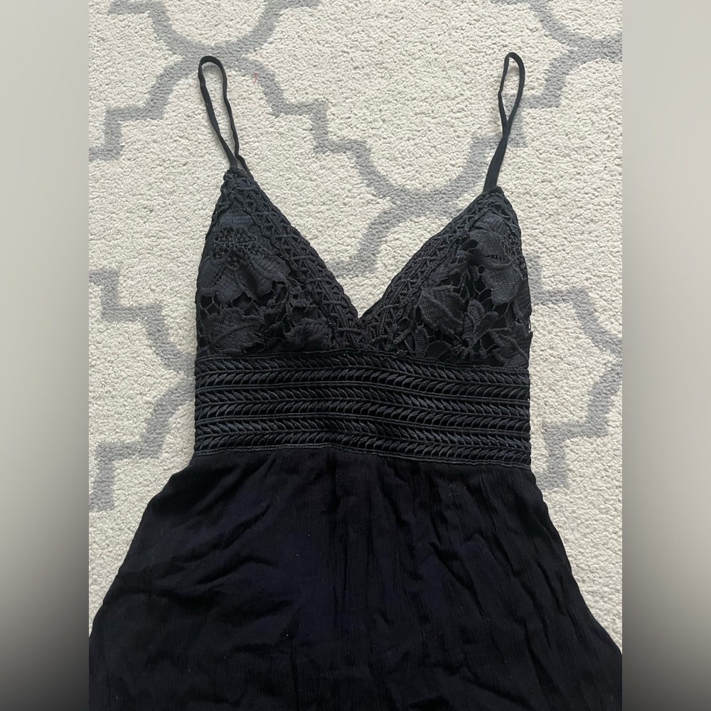 Flowy lace romper